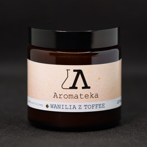 Świeca sojowa - Wanilia z Toffee 120ml