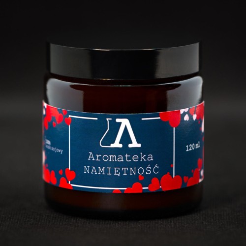 Namiętność - walentynkowa świeca sojowa 120ml