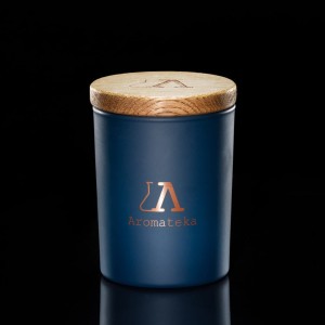 Świeca sojowa - Szarlotka exclusive niebieska 280ml